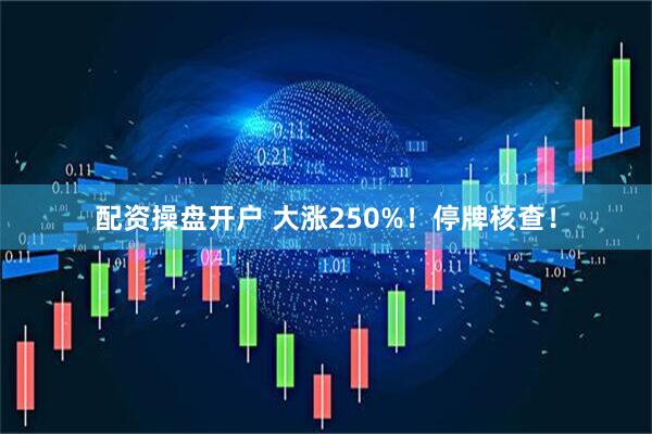 配资操盘开户 大涨250%！停牌核查！